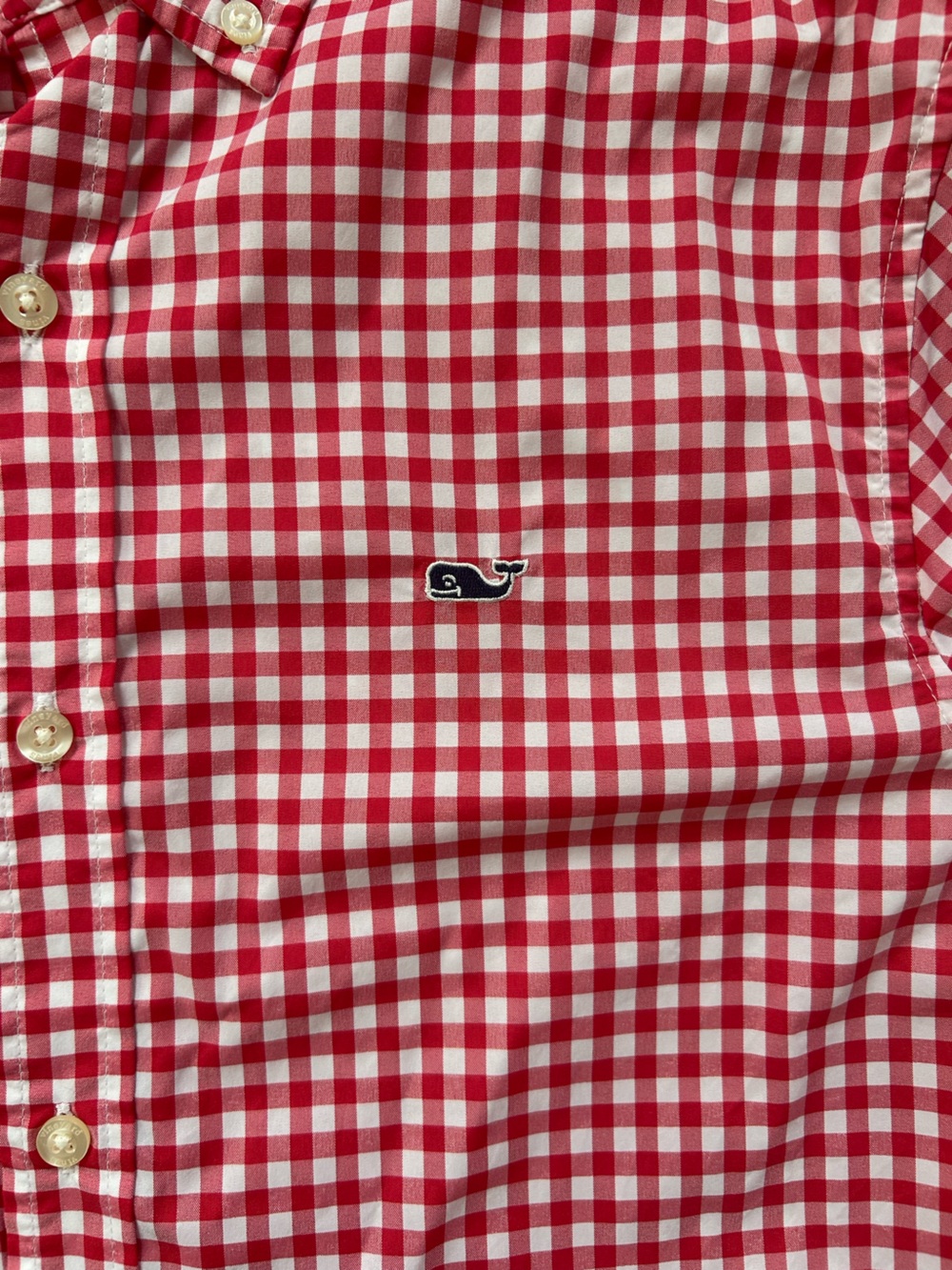 Vineyard Vines classic fit Gingham shirt
size Medium